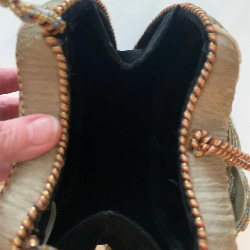 Olive Green Mary Frances Beaded Bag - Picture 5 of 5